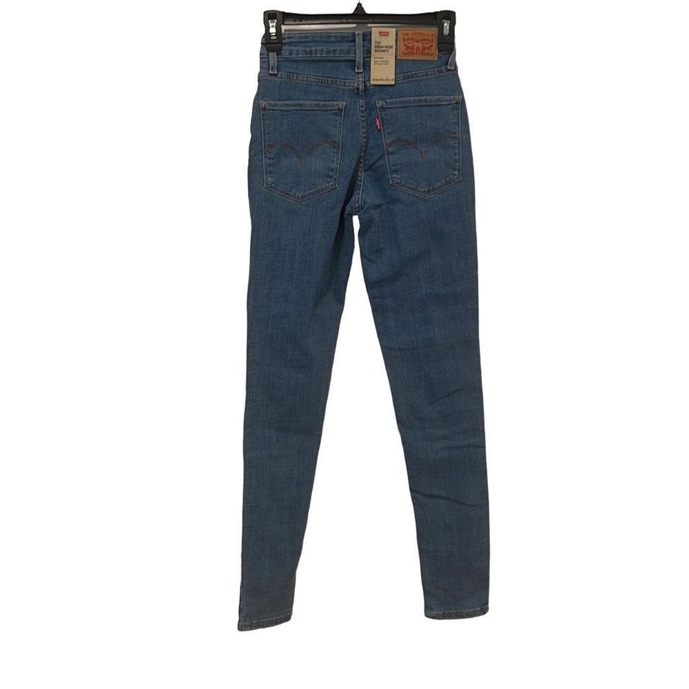 LEVE’S 721 HIGH RISE SKINNY WOMEN'S JEANS W24 / L30. - Picture 9 of 16